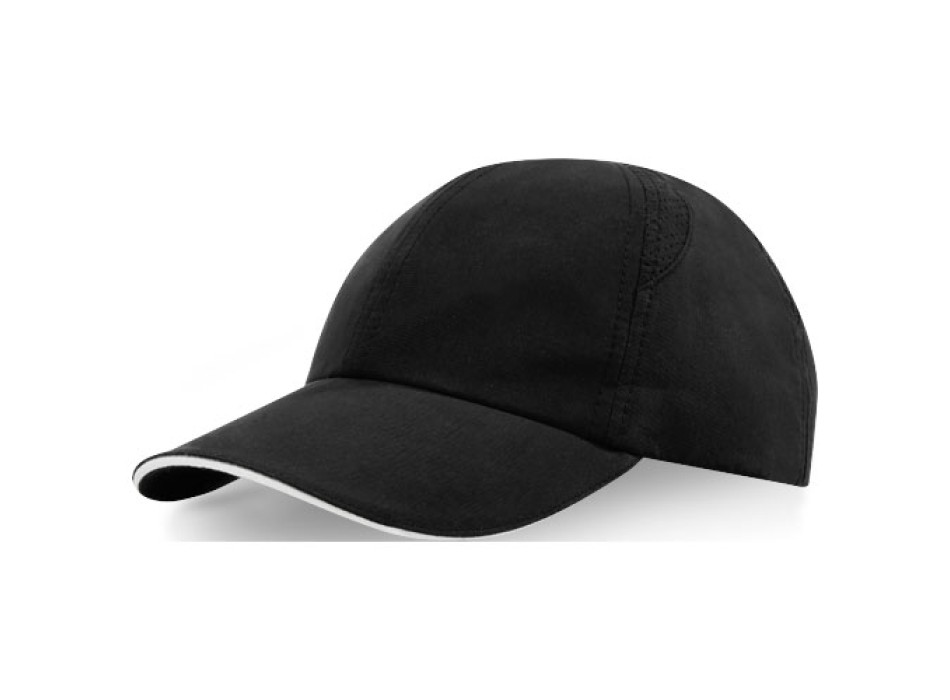 Cappellino cool-fit sandwich a 6 pannelli in materiale riciclato certificato GRS Morion