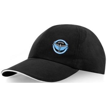 Cappellino cool-fit sandwich a 6 pannelli in materiale riciclato certificato GRS Morion