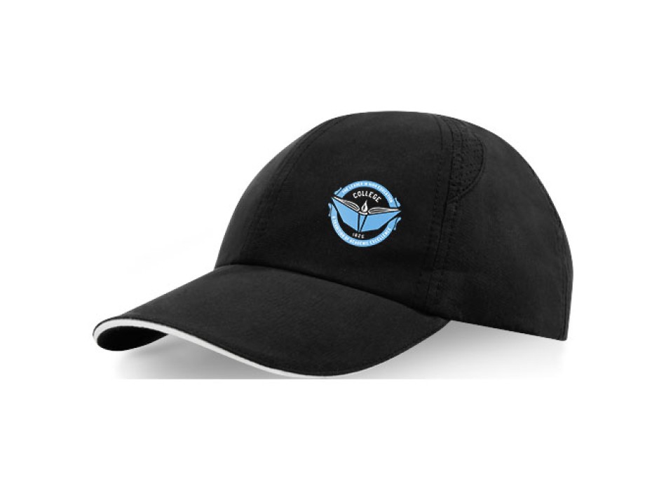 Cappellino cool-fit sandwich a 6 pannelli in materiale riciclato certificato GRS Morion