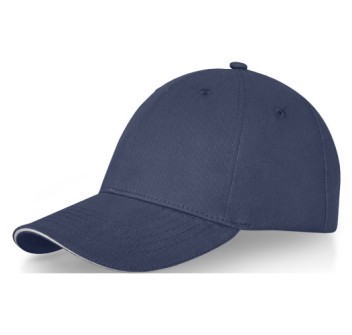 Cappellino Darton a 6 pannelli con visiera a sandwich