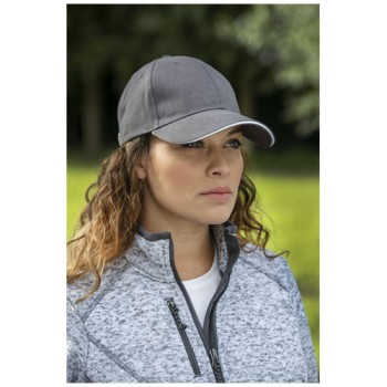Cappellino Darton a 6 pannelli con visiera a sandwich