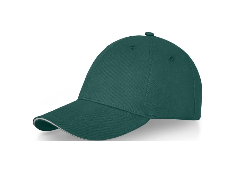 Cappellino Darton a 6 pannelli con visiera a sandwich