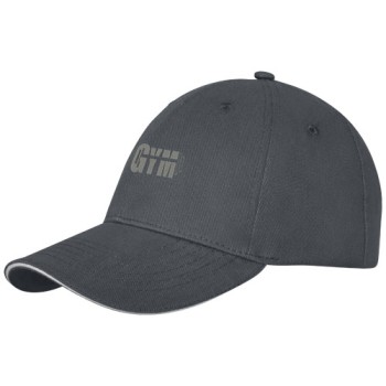 Cappellino Darton a 6 pannelli con visiera a sandwich
