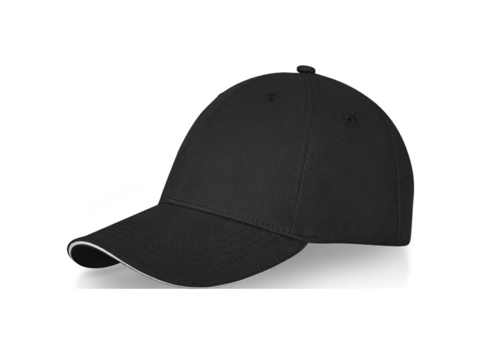 Cappellino Darton a 6 pannelli con visiera a sandwich