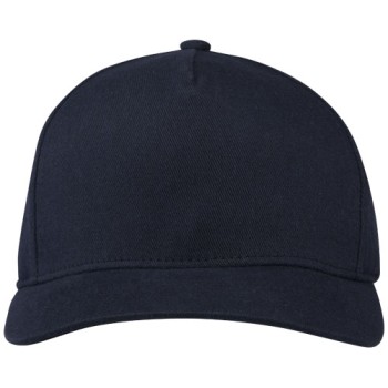 Cappellino in tessuto riciclato Aware™ a 5 pannelli Onyx