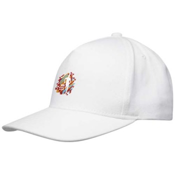 Cappellino in tessuto riciclato Aware™ a 5 pannelli Onyx