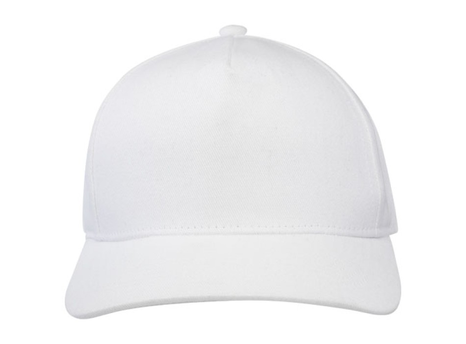 Cappellino in tessuto riciclato Aware™ a 5 pannelli Onyx