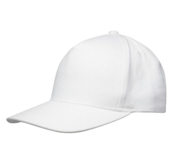 Cappellino in tessuto riciclato Aware™ a 5 pannelli Onyx
