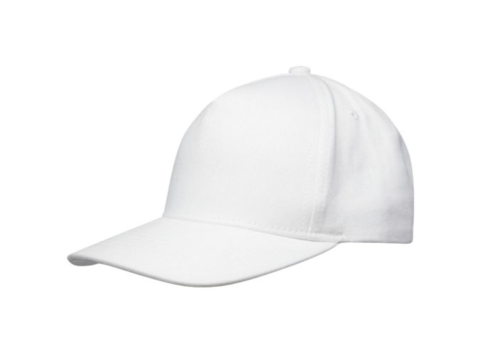 Cappellino in tessuto riciclato Aware™ a 5 pannelli Onyx