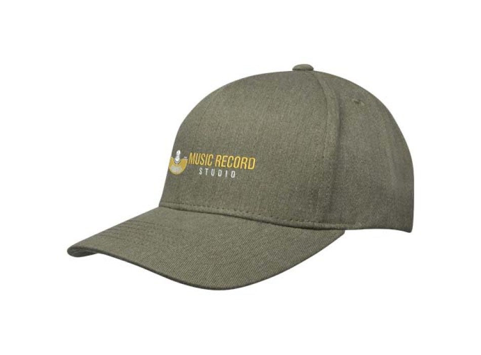 Cappellino in tessuto riciclato Aware™ a 6 pannelli Opal