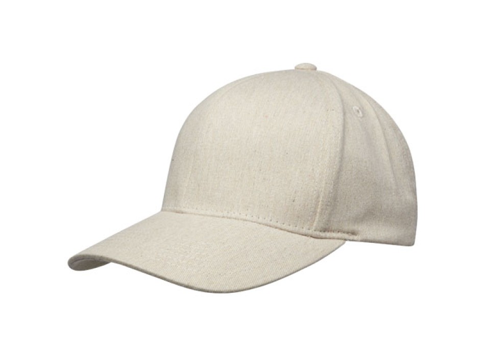 Cappellino in tessuto riciclato Aware™ a 6 pannelli Opal