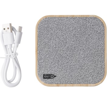 Caricabatterie wireless in bambù Moses