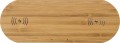 Caricatore wireless in bamboo, doppia posizione