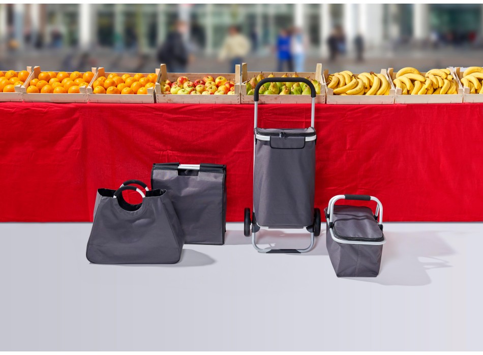 Carrello shopping pieghevole in poliestere 320-330 gr/m² Susanita