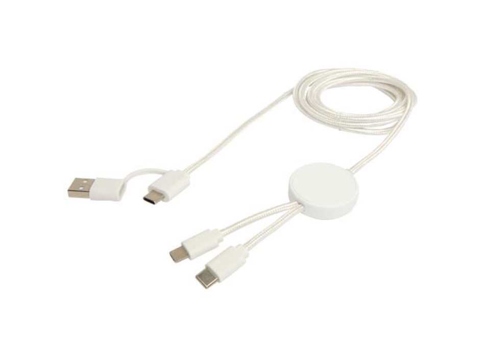 Cavo 5-in-1 in plastica riciclata da 150 cm per la sincronizzazione dei dati e la ricarica rapida da 27 W Citala