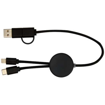 Cavo 5-in-1 in plastica riciclata da 30 cm per la sincronizzazione dei dati e la ricarica rapida da 27 W Citala