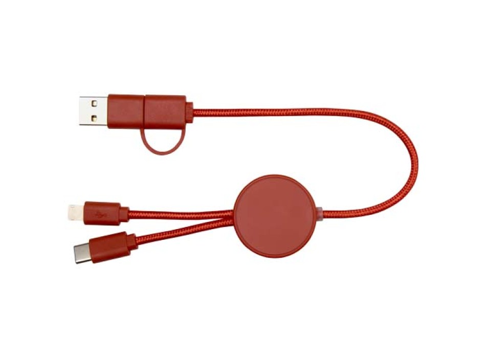 Cavo 5-in-1 in plastica riciclata da 30 cm per la sincronizzazione dei dati e la ricarica rapida da 27 W Citala