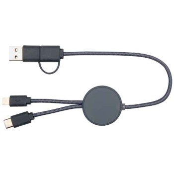 Cavo 5-in-1 in plastica riciclata da 30 cm per la sincronizzazione dei dati e la ricarica rapida da 27 W Citala