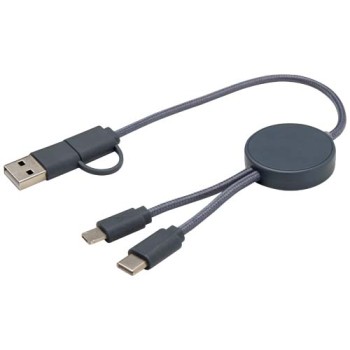 Cavo 5-in-1 in plastica riciclata da 30 cm per la sincronizzazione dei dati e la ricarica rapida da 27 W Citala