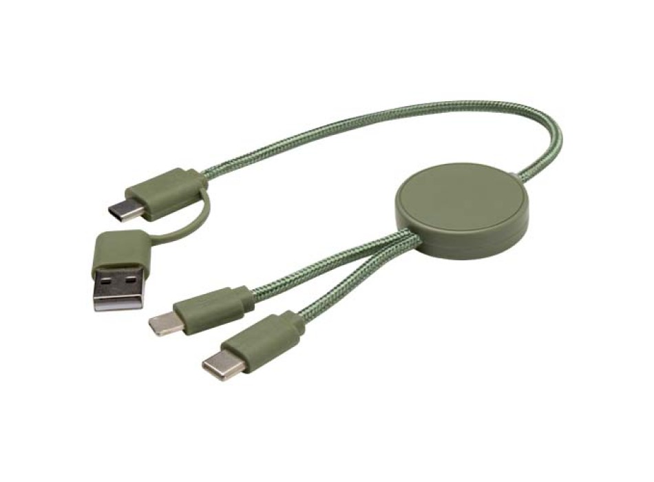 Cavo 5-in-1 in plastica riciclata da 30 cm per la sincronizzazione dei dati e la ricarica rapida da 27 W Citala