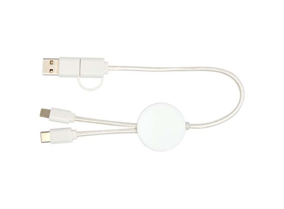 Cavo 5-in-1 in plastica riciclata da 30 cm per la sincronizzazione dei dati e la ricarica rapida da 27 W Citala