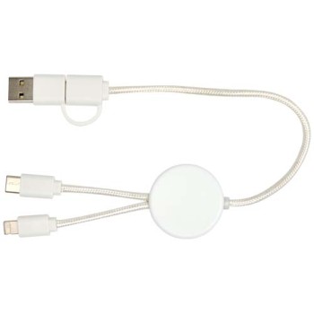 Cavo 5-in-1 in plastica riciclata da 30 cm per la sincronizzazione dei dati e la ricarica rapida da 27 W Citala