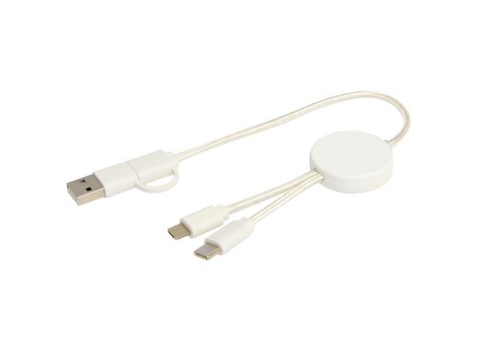 Cavo 5-in-1 in plastica riciclata da 30 cm per la sincronizzazione dei dati e la ricarica rapida da 27 W Citala