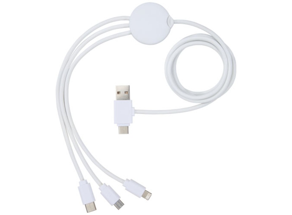 Cavo di ricarica 5 in 1 con additivo antibatterico Pure