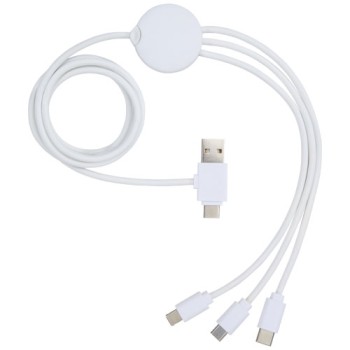 Cavo di ricarica 5 in 1 con additivo antibatterico Pure