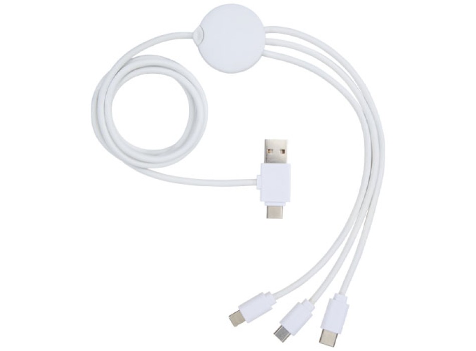 Cavo di ricarica 5 in 1 con additivo antibatterico Pure