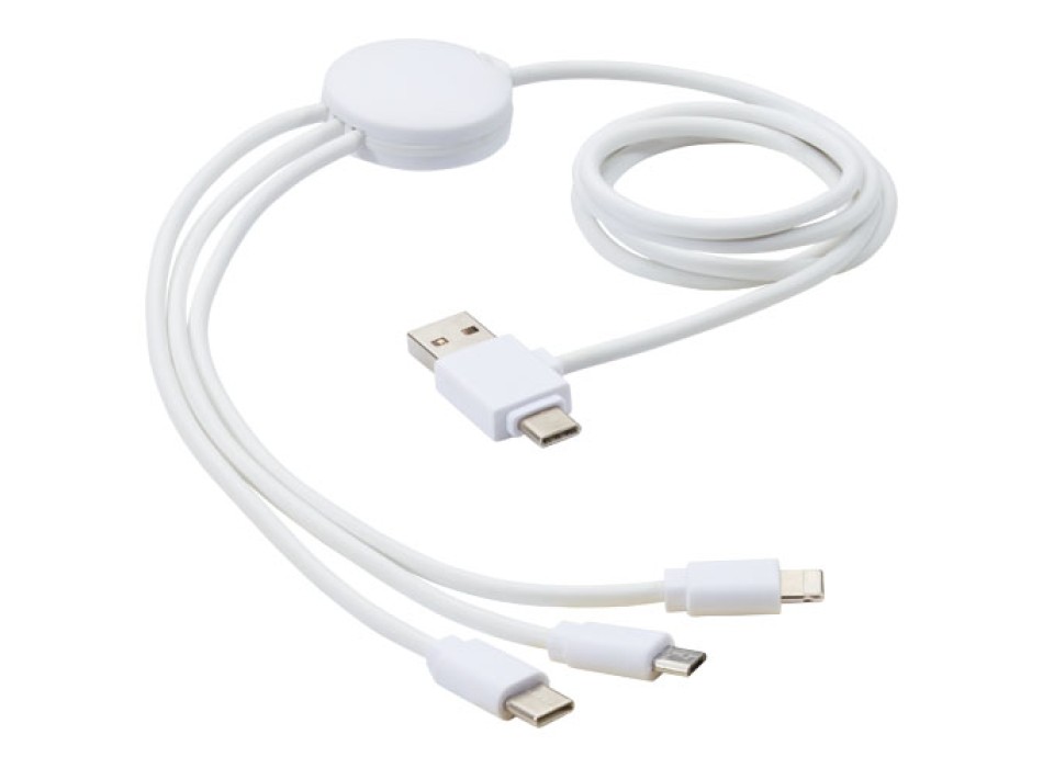 Cavo di ricarica 5 in 1 con additivo antibatterico Pure