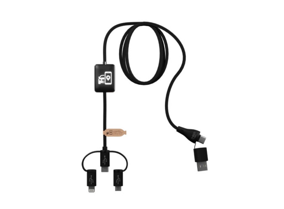 Cavo di ricarica 5-in-1 SCX.design C48 CarPlay 