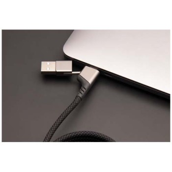 Cavo di ricarica magnetico ultraveloce 4 in 1 in PET riciclato da 100 W SCX.design C52 