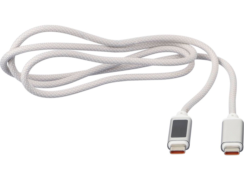 Cavo per la ricarica e trasferimento dati 65W in nylon Claudia