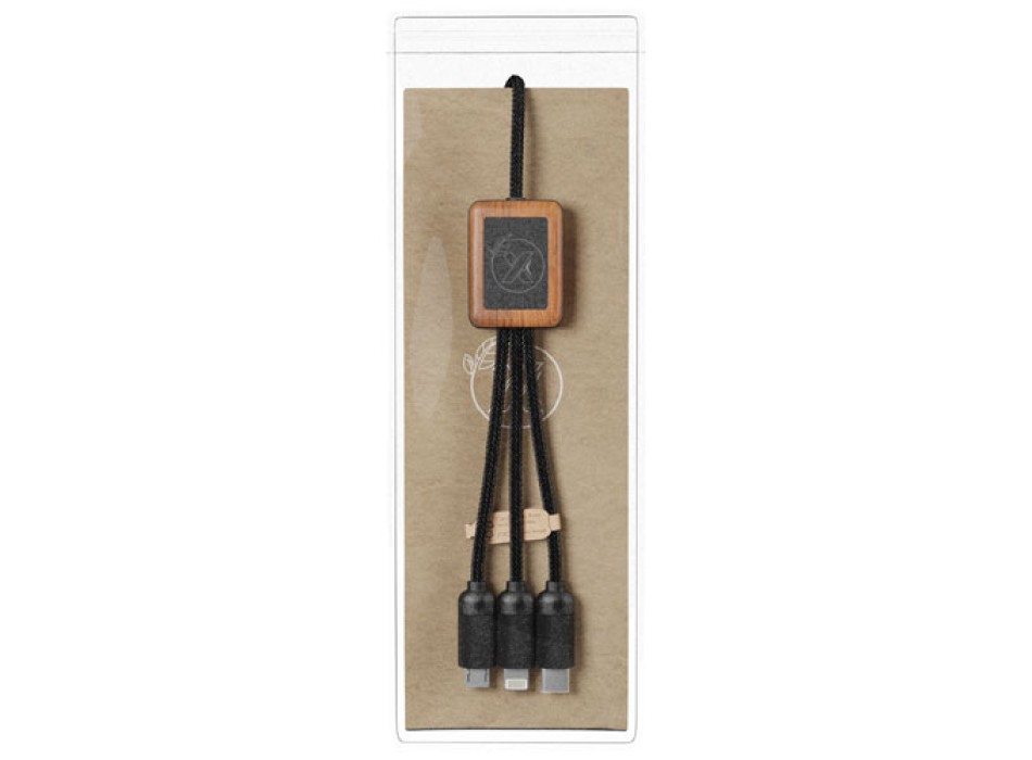 Cavo SCX.design C29 in bambù 3-in-1