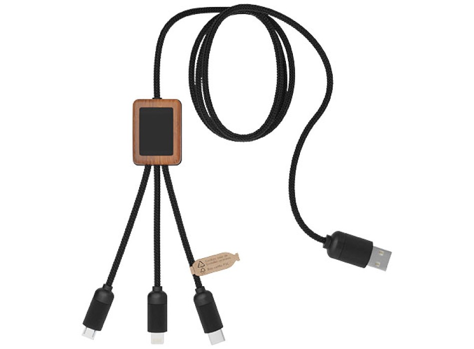 Cavo SCX.design C29 in bambù 3-in-1