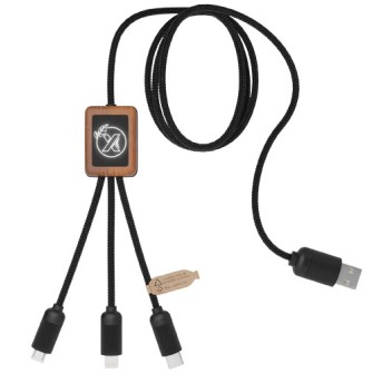 Cavo SCX.design C29 in bambù 3-in-1