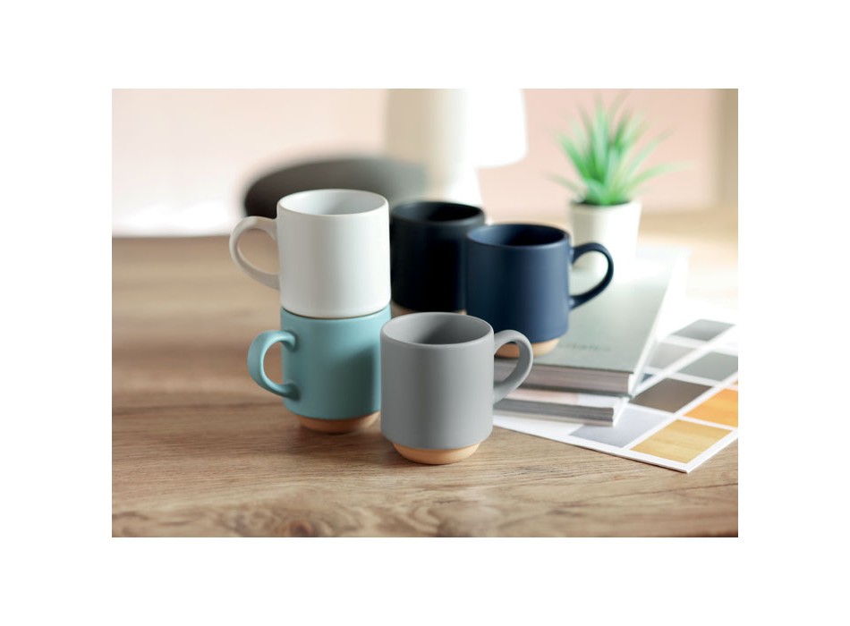CERACK - Tazza impilabile in ceramica da