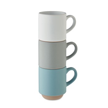 CERACK - Tazza impilabile in ceramica da