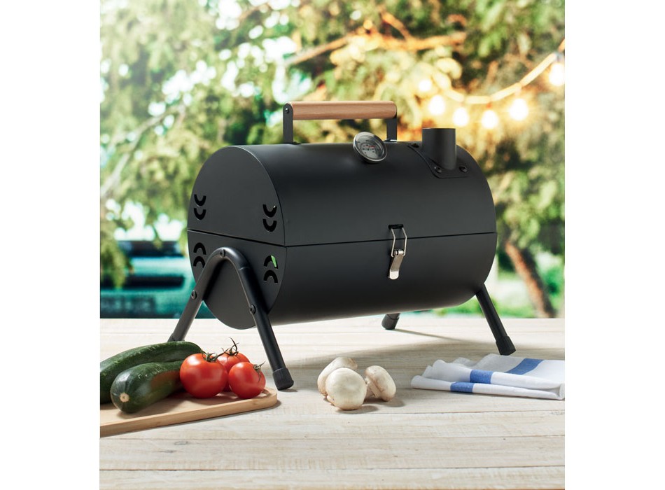 CHIMEY - Barbecue portatile con camino