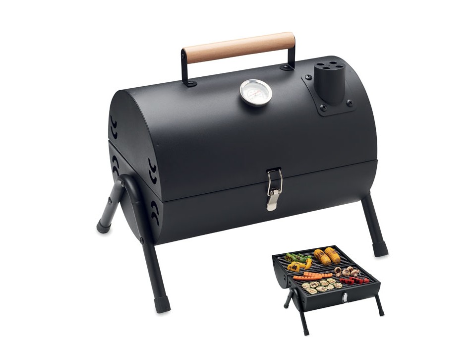 CHIMEY - Barbecue portatile con camino