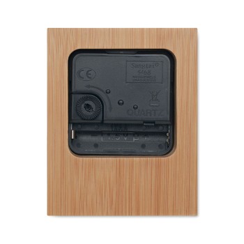 CLAMBU - Orologio da tavolo in bambù