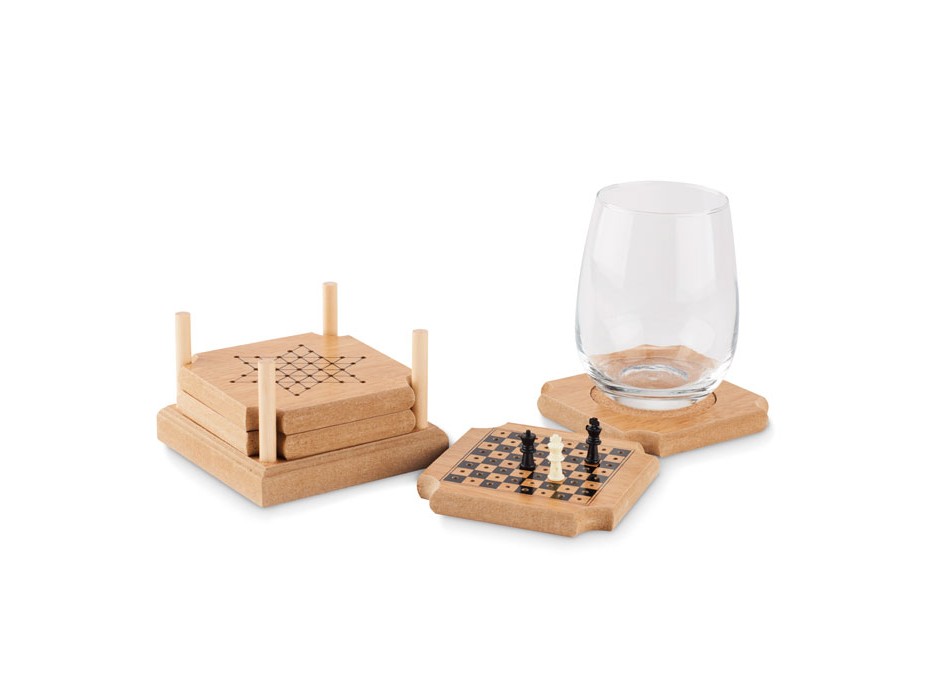 COASTGAME - Set di 4 sottobicchieri