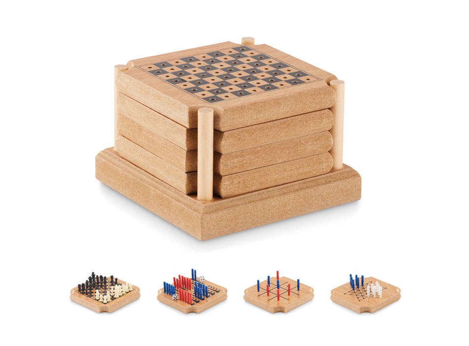 COASTGAME - Set di 4 sottobicchieri