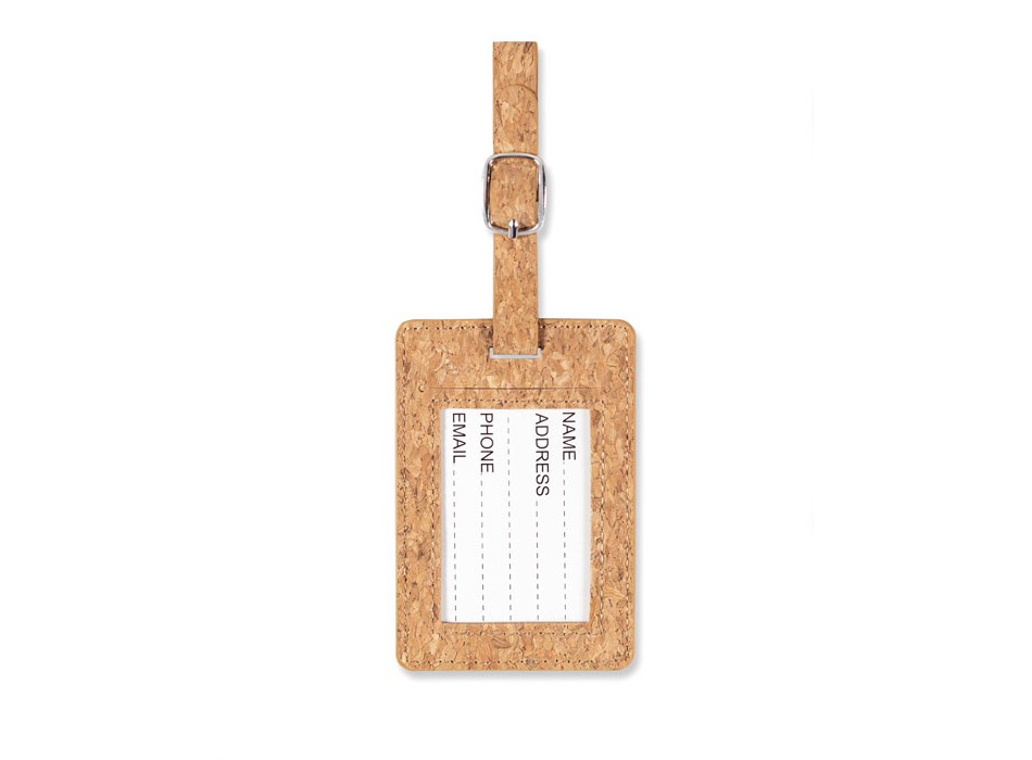 COCO - Etichetta bagagli in sughero