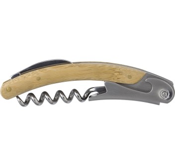Coltello da cameriere, in bamboo e acciaio inox Lenny