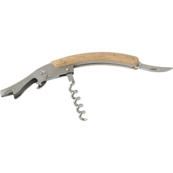 Coltello da cameriere, in bamboo e acciaio inox Lenny