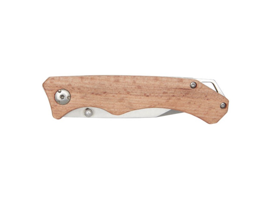 Coltello tascabile Dave in legno con clip per cintura