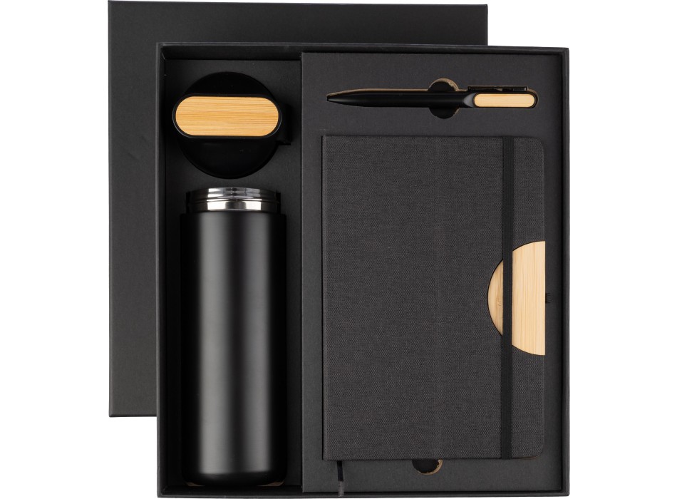 Confezione regalo in cartone nero Kurt