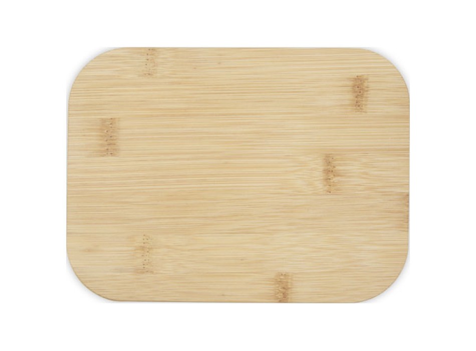 Contenitore per pranzo Roby di vetro con coperchio in bambù